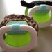 Crocheted mustache pacifier - You pick two