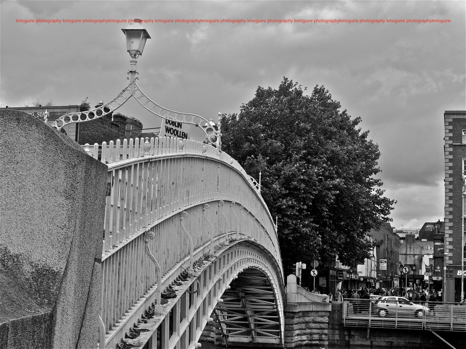 Dublin, Ireland - "Bridge Over the River Liffey" - 5x7, Fine Art, Travel Photography, Other sizes / matted available