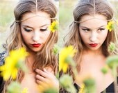 Gold Chain Headpiece--simple yet beautiful gold chain head band