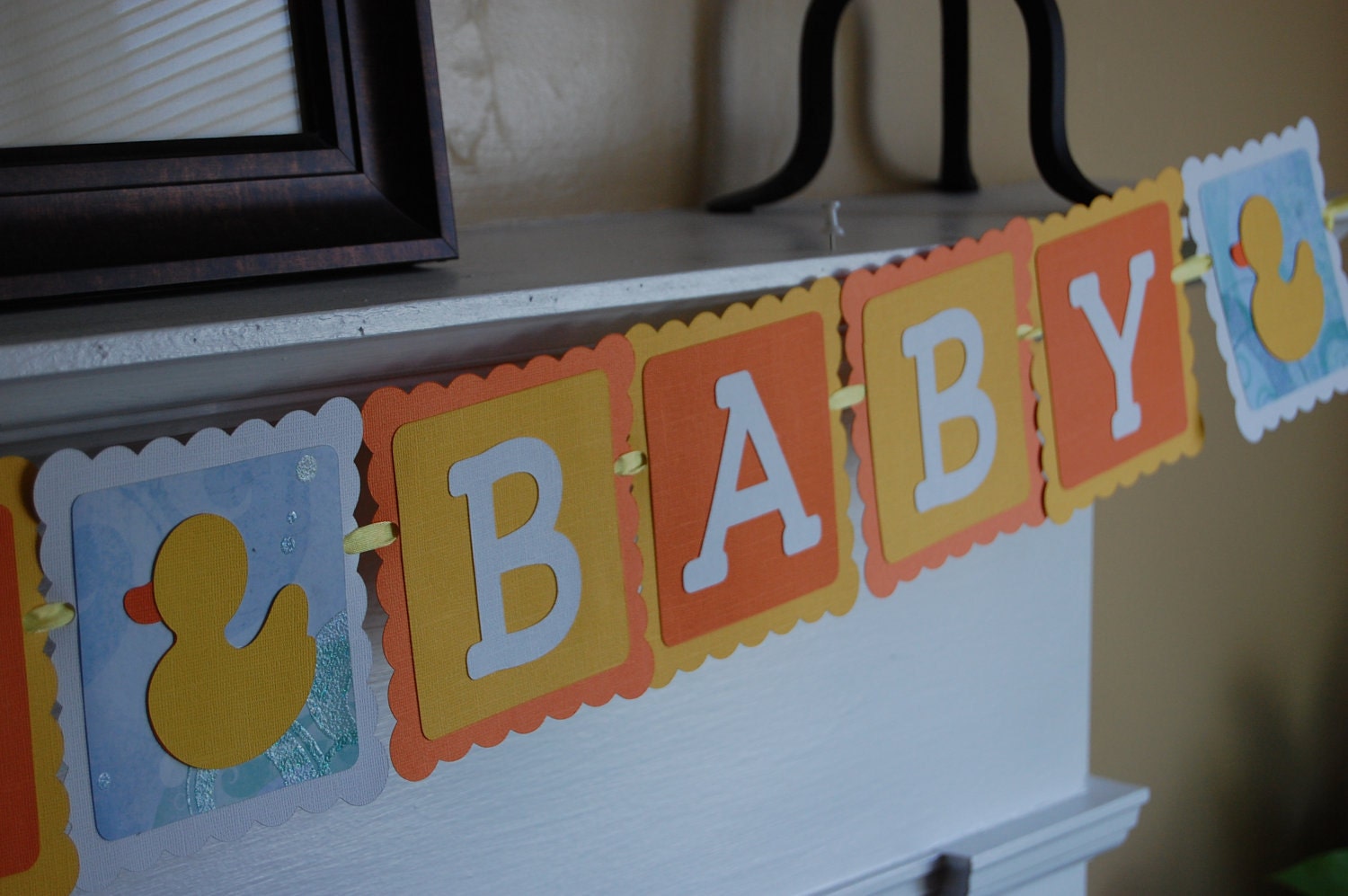 Welcome Baby Banner, Baby Shower Banner, Rubber Duck Banner, Rubber Duck Shower, Rubber Duckie Theme Il_570xn