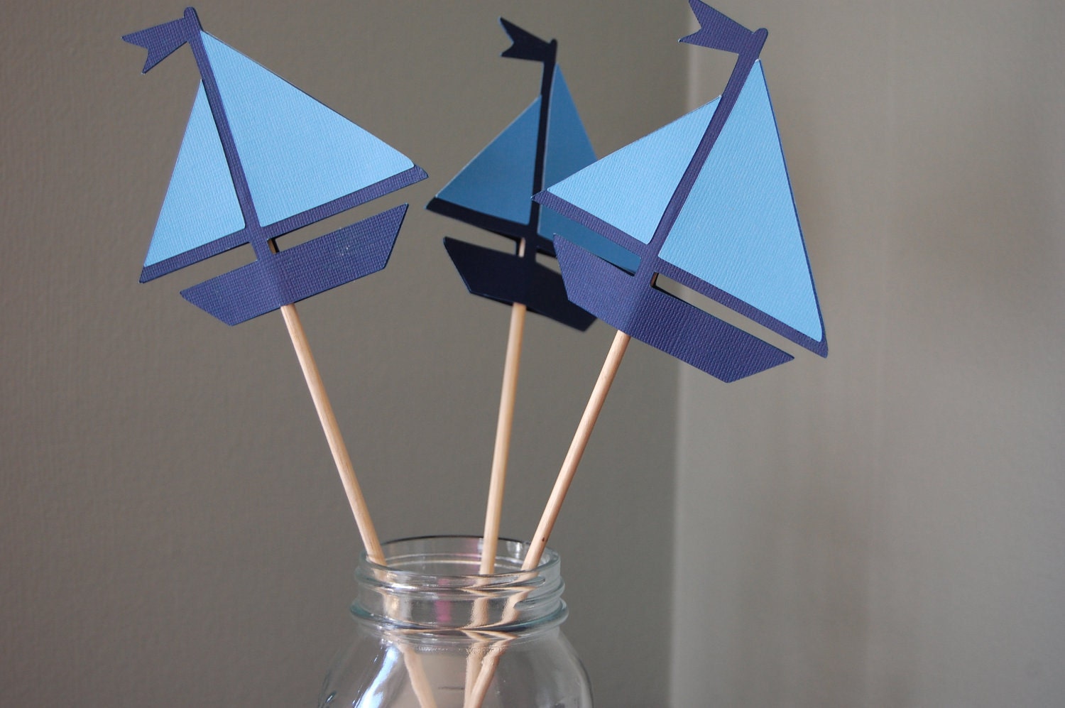 Sailboat Centerpieces, Nautical Centerpieces, 8 Pcs Il_570xn