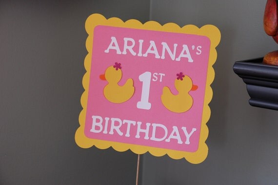 Rubber Duck Sign Sign, Rubber Duck Baby Shower, Duck Birthday, Il_570xn