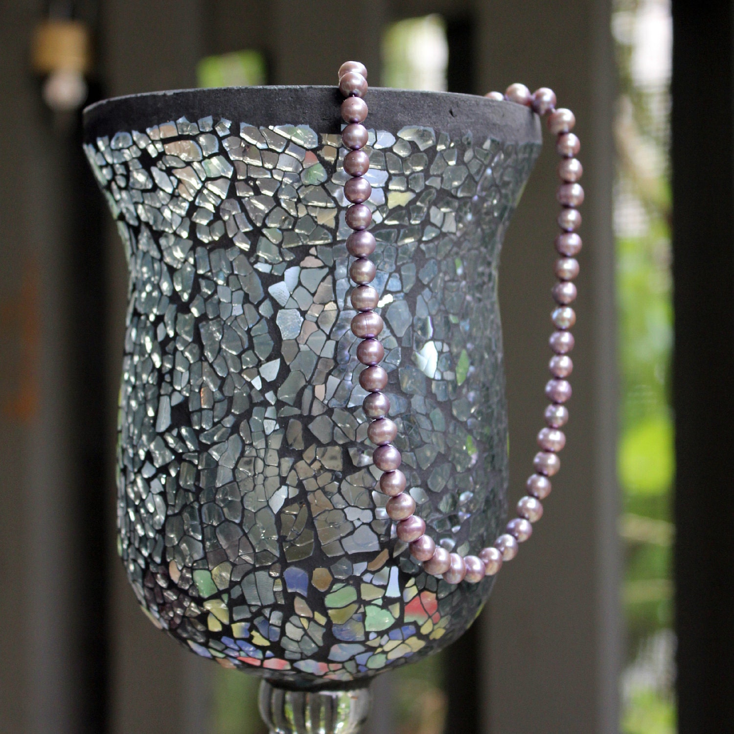Lavender Pearl Necklace - Lilac Freshwater Pearls