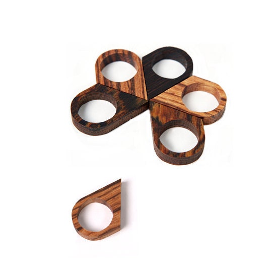 Polaris Wood Ring - size Large