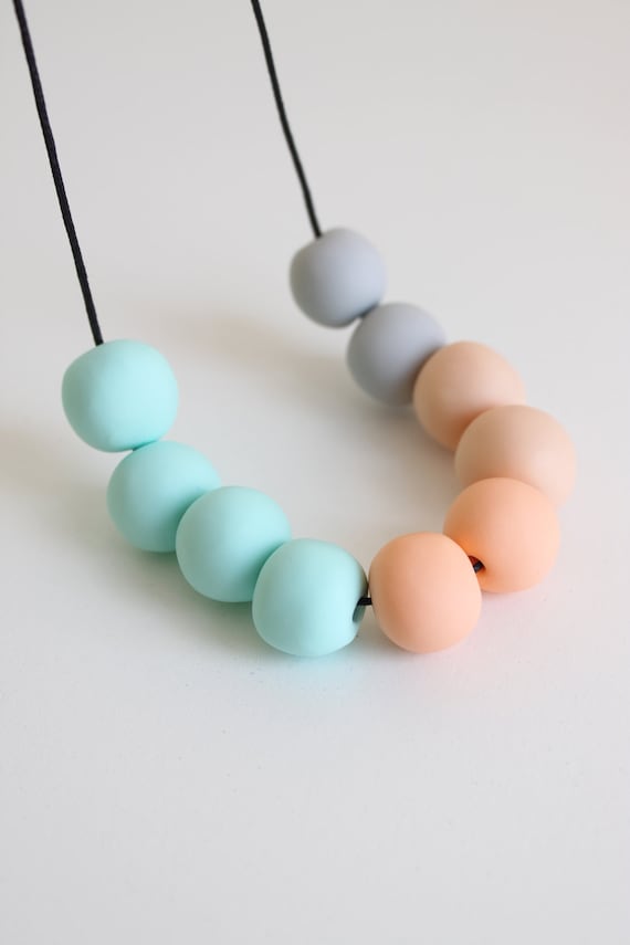 Pastel mint necklace