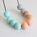 Pastel mint necklace