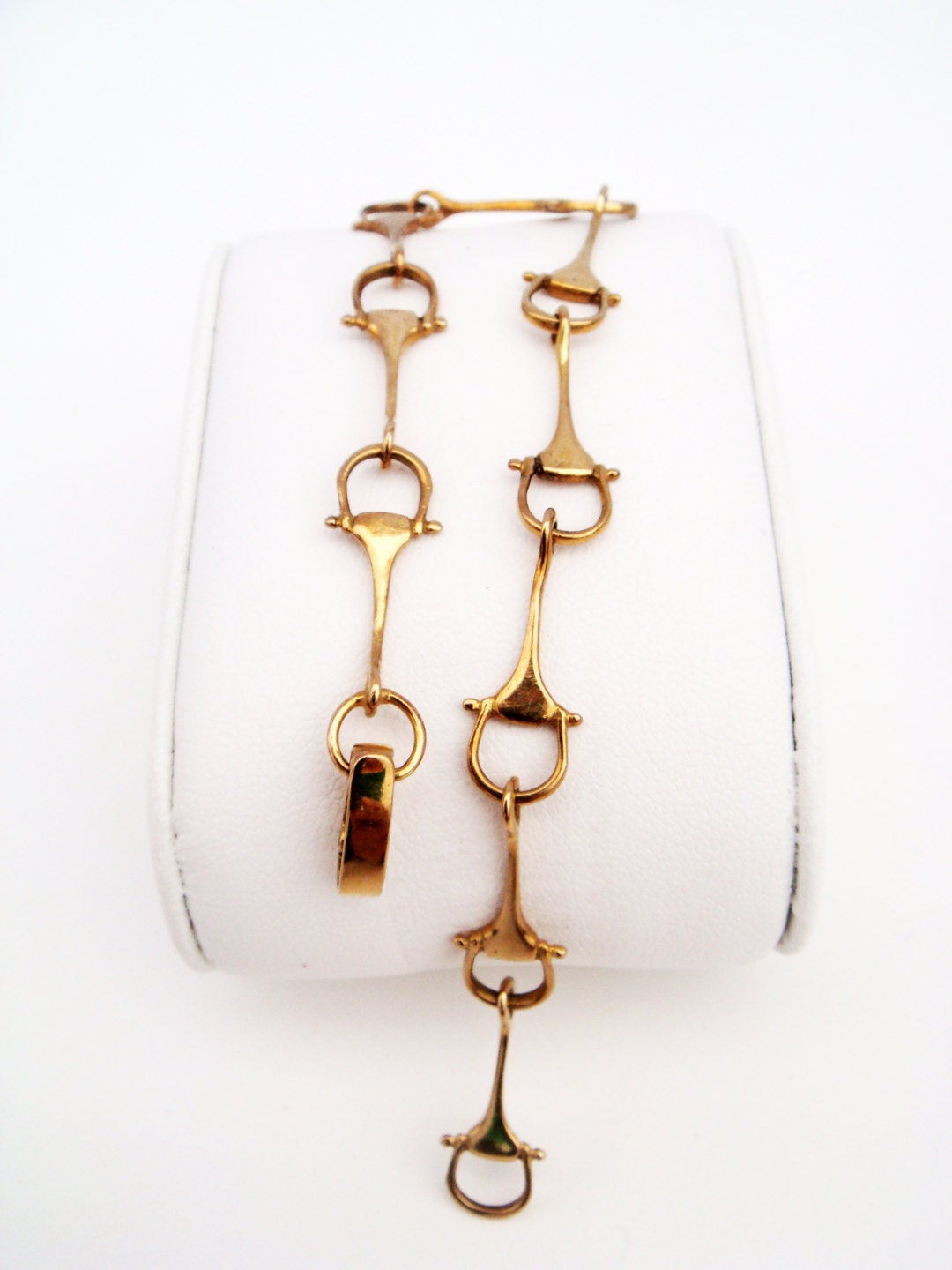 18k Bracelet Horse bit  Gucci Style