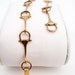 18k Bracelet Horse bit  Gucci Style