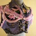 SALE Cropped Collage Altered Vest Top Steampunk Vintage Embellishments 80s Chic Boho Glam Size Large