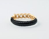 Black Golden Chain- Golden Cobra bfrend bracelet PRE ORDER