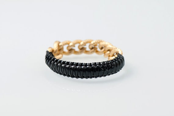 Black Golden Chain- Golden Cobra bfrend bracelet PRE ORDER