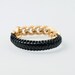 Black Golden Chain- Golden Cobra bfrend bracelet PRE ORDER