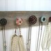 Necklace Holder with Red Valve Handle