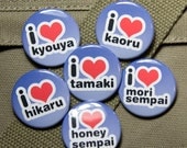 anime ouran ALL hosts 6 button kit