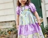 Trinity's Tiered Twirly Dress PDF Pattern size 6-12 months to size 8