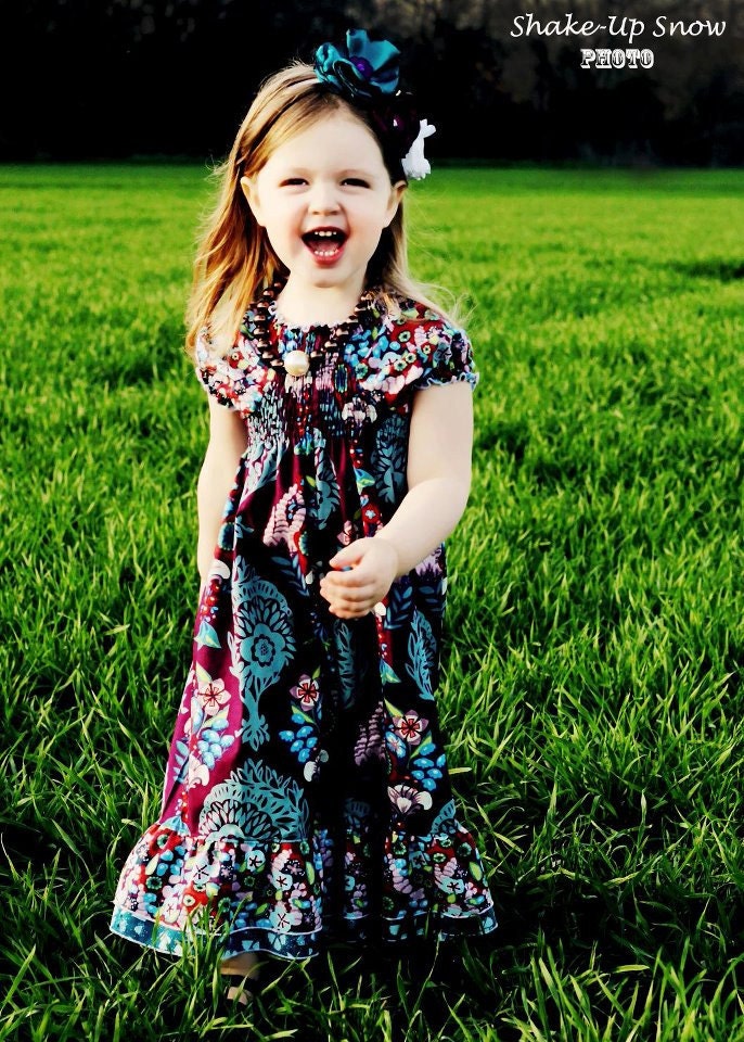 Anika's Ruffle Capris Romper PDF Pattern size 18 months to size 6