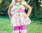 Harper's Pillowcase Ruffle Top and Dress PDF Pattern size 6/12 months to size 8