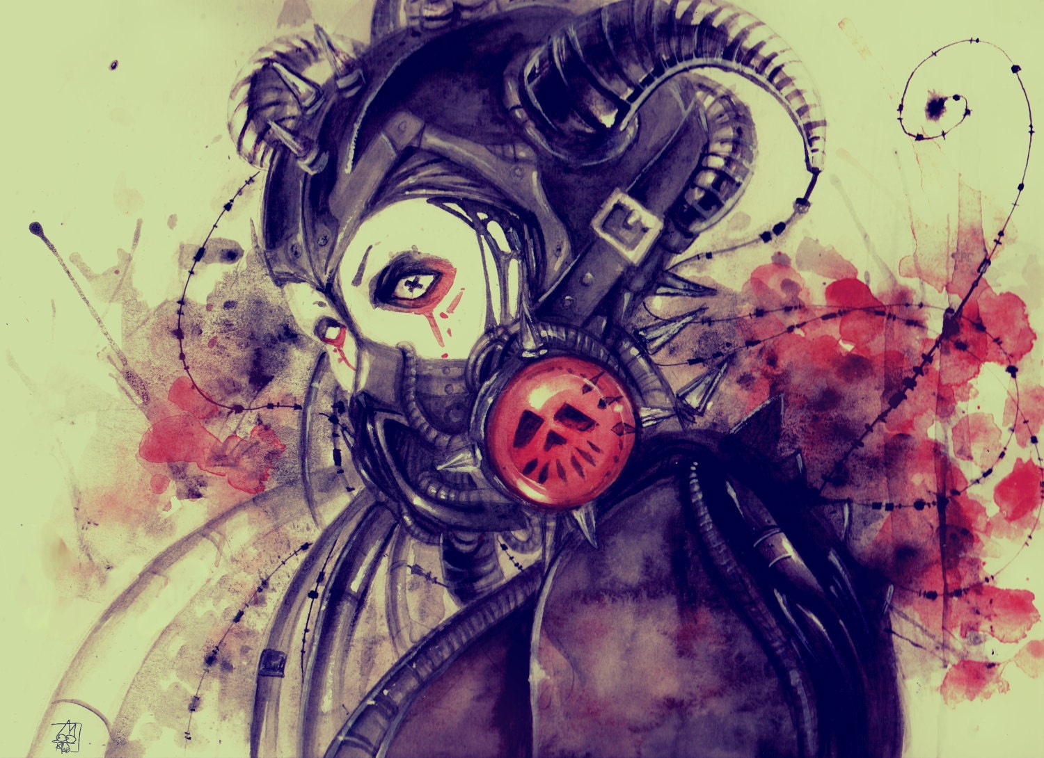 PRINT - CYBER GIRL