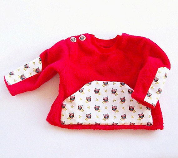 the owl baby boy girl sweater shirt easy sewing by puperita baby boy sewing patterns 570x507 il 570xN.322694511 Baby Boy Sewing Patterns