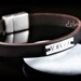 Mens bracelet - Sterling Silver ID - Engraved - Name  - Date - Magnetic clasp - Custom  - Hand stamped  - Women - Unisex