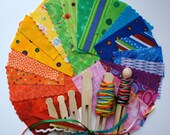 DIY Bright Easter Rainbow Clothespin Doll Kit - Easter Basket Present
