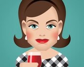 Peggy Olson (Mad Men) / Print 12x17in (30x42cm)