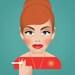 Joan Holloway (Mad Men) / Print 12x17in (30x42cm)