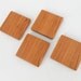Reclaimed Heart Pine Coasters - Eco-friendly, Rustic