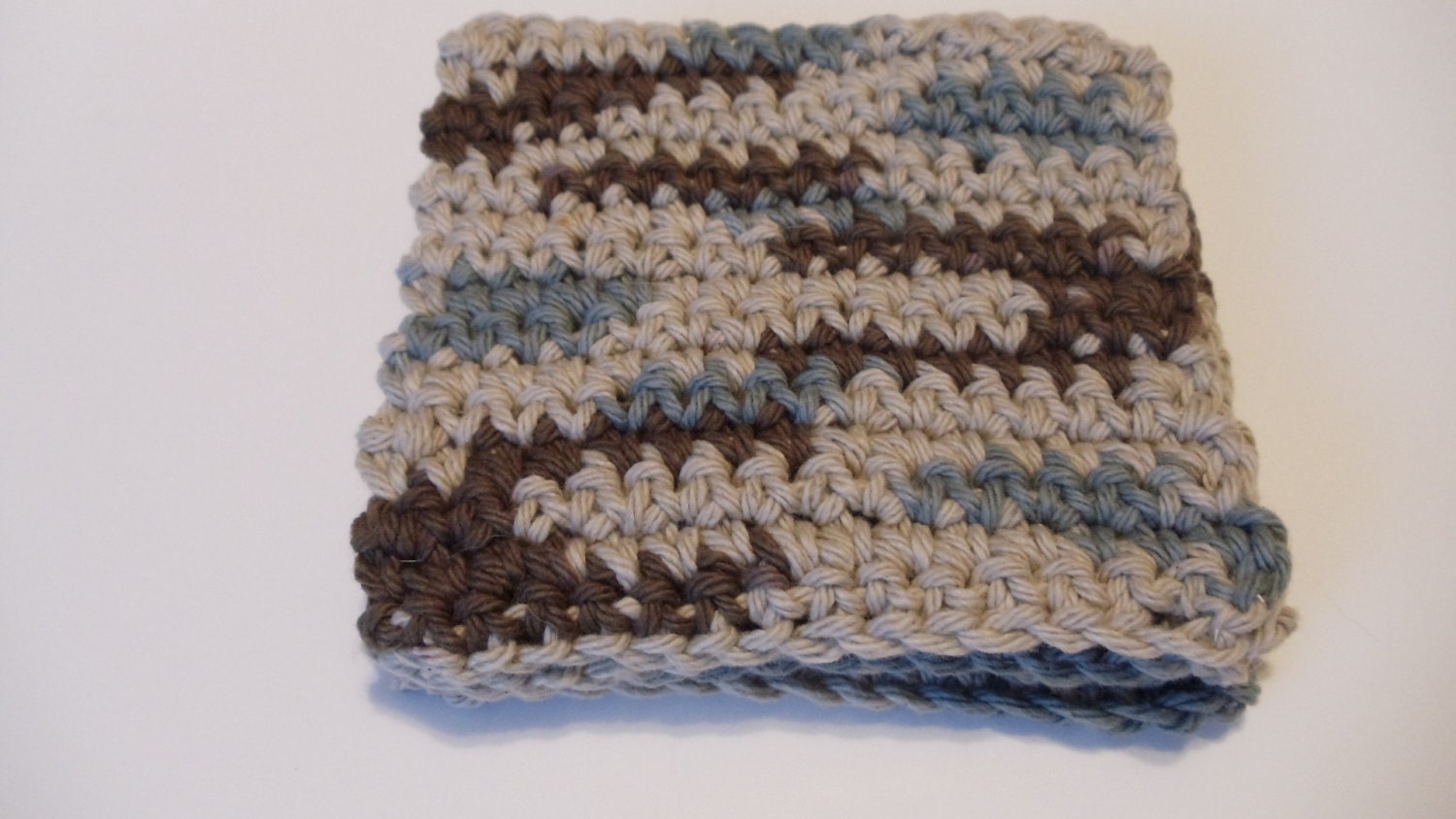 Crocheted Coasters Trivets - Earth Ombre