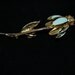 CORO Periwinkle Blue Daisy Brooch