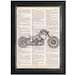The Ultimate Bobber - Printed on Vintage Dictionary Paper - 8x10.5