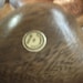 Vintage Hand Carved Acacia Wood Poker Mini Serving Trays circa 1950s in Original Box ONLY 10 USD