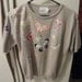 SALE 1/4 Off Vintage Tan Bentley Sweater with Colorful Crystal Trimmed Butterfly Appliques Size Large Now Only 6 USD