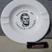 SALE 20% Off Vintage White Abraham Lincoln Souvenir Ashtray from Stetson Factory Outlet NoW ONLY 8 USD