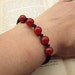 Macrame bracelet with orange carnelian stone - Healing properties, gives STRENGTH and boosts ENERGY