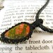 Macrame Semi Precious Stone Pendant with FREE leather cord (HEALING, REIKI)