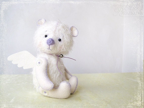 Teddy Angel white frend for you (6 inch) TO ORDER