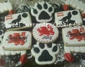 TWILIGHT Inspired 13 Decorated Sugar Cookies - Team Edward Team Jacob