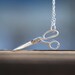 Sterling Silver, Scissors Necklace, Sterling Silver Necklace, Sterling silver Scissors, Crafter, seamstress,Hair stylist