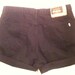 Marvel Cuffed BLACK High Waist Studded Levi Shorts