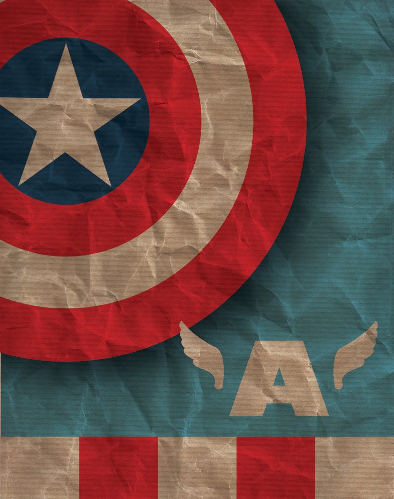 Captain America Fan Art Poster