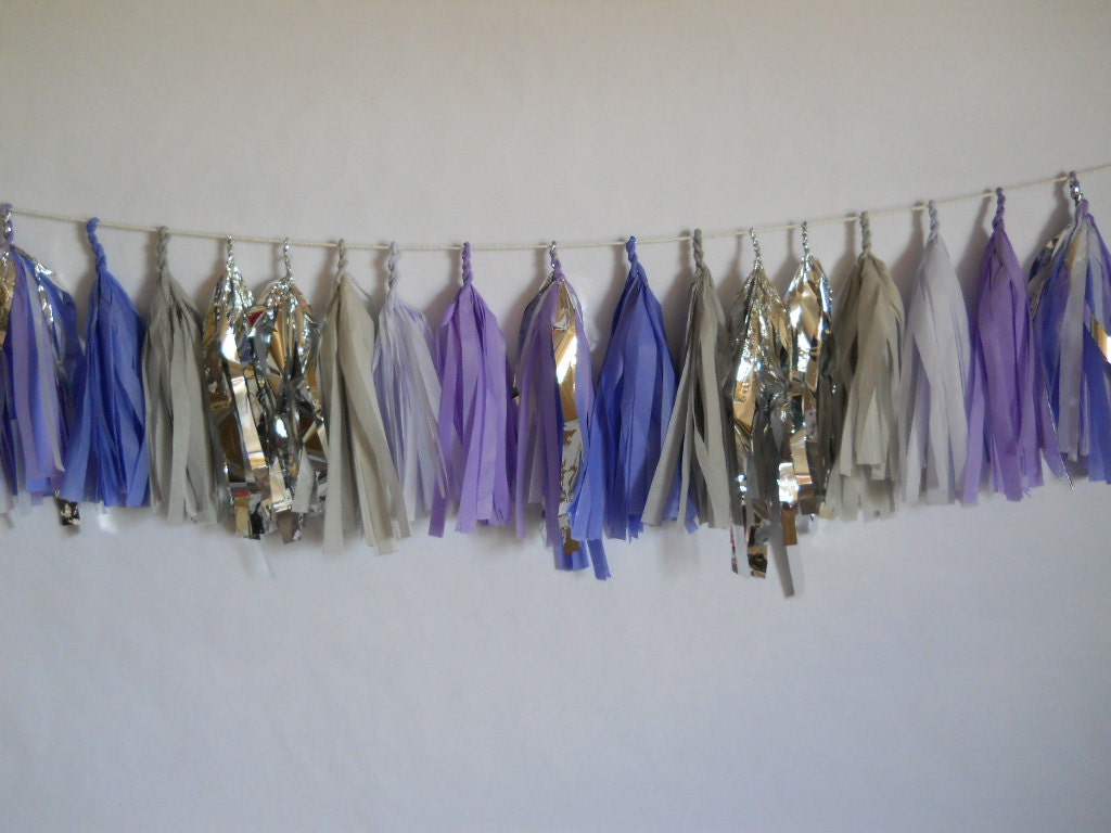 Lavender Ice Tassel Garland