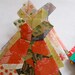 7 Origami Paper Dresses In Multicolor Washi