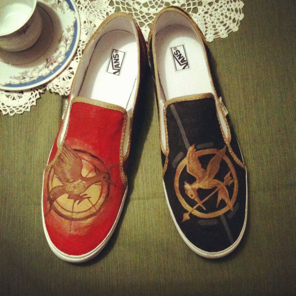 The Hunger Games Hand-Painted Shoes