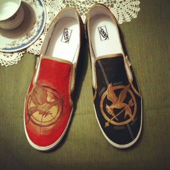 The Hunger Games Hand-Painted Shoes