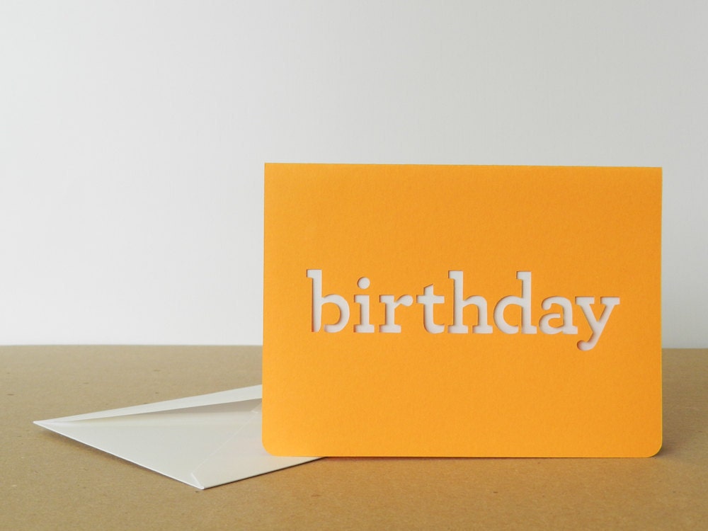 Paper Cut Birthday Cards -- Variety Pack -- Set of 10