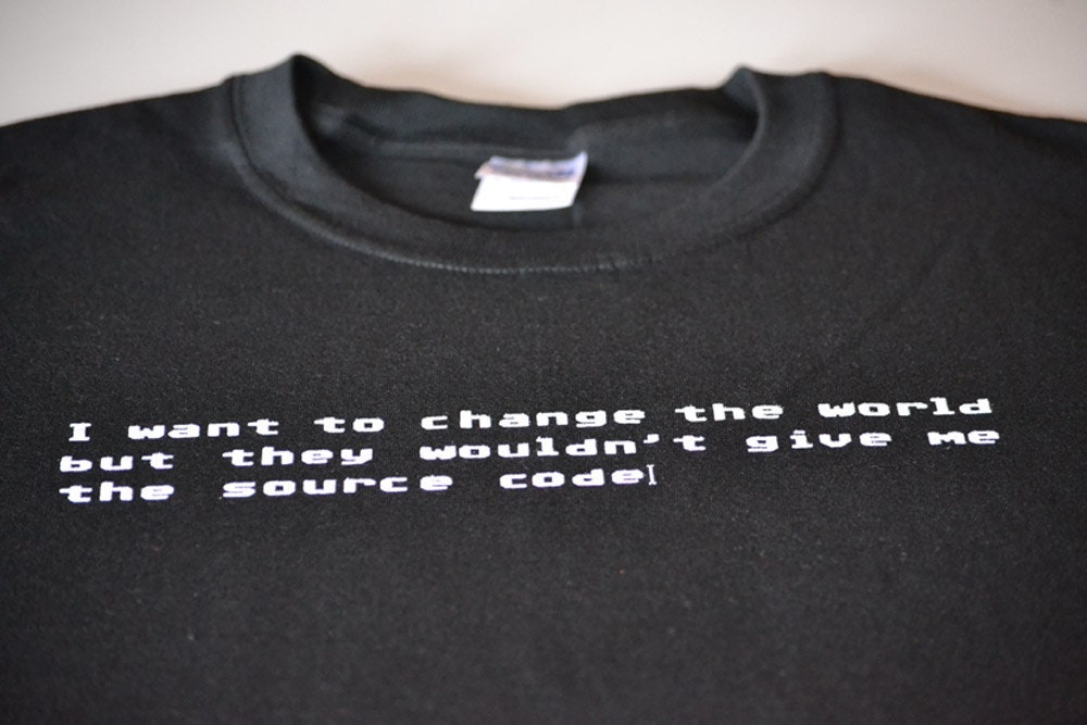Programmer t shirt funny source code computer geek screenprint programming mens video game app geekery clothing gift for boyfriend husband