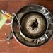 3-Tier Desk Organizer Caddy from Vintage Metal Tin Canisters