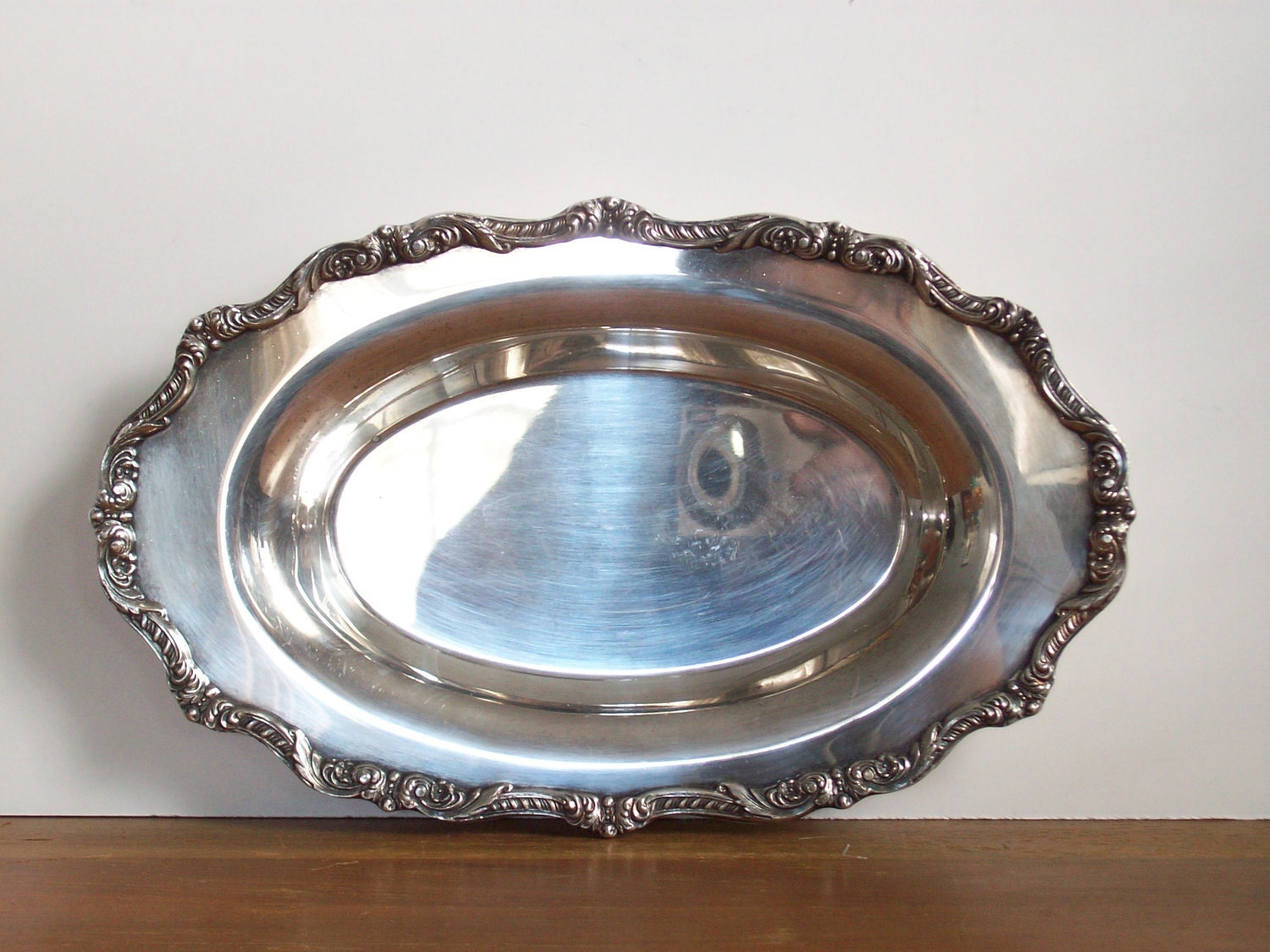 Vintage Silverplate Tray or Elongated Dish