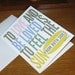 Inspirational Quotes Card / To Love and Be Loved is to Feel the Sun from Both Sides - David Viscott - Card with Envelope